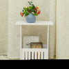 Bedside Table Bedroom Nightstand Storage Cabinet Chest Side End Organizer White