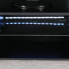 Modern 160cm TV Unit Cabinet Stand High Gloss Doors with LED Lights Black