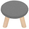 Small Stool Footstool Table Side Kid Stool Bench Chair Padded Top Wooden Legs