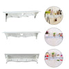 Heart Shaped Floating Wall Shelf Bookshelf Display Storage With Coat Hooks Set