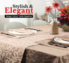 Luxury Scroll Table Cloth Cover Rectangle / Round OR Napkins