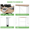 L-Shaped Computer Desk Office Desk Corner Desk Laptop Study Home Workstation