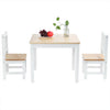 Quality Wooden Kids Dining Table and 2 Chairs Set Kitchen Home Modern Furniture