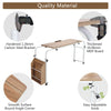 Computer Lap Table Desk Wood Study Office Home Workstation Over Bed Tray