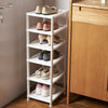 10 Tier Plastic Corner Shoe Rack Storage Shelf Holder Stand Organiser Unit White