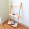 3 Tier Ladder Wall Shelf Home Storage/Display Unit Bookcase Leaning Living Room