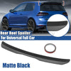 99cm Matte Black Universal Rear Upper Boot Trunk Spoiler Lip Wing Sport Trim Lid