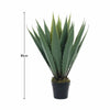 Artificial Tequila Succulent Plant 85cm Height in Pot Home Office NEW Decorative