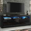 TV Unit 160cm Modern Cabinet Stand Sideboard High Gloss/Matt Doors With Free LED