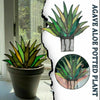 Suncatcher Stained Agave Plante Decor Garden Ornament UK