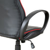 Vinsetto PU Leather Office/ Gaming Chair Adjustable Padded Swivel Black/Red