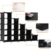16/20/24 CUBE UNIT INTERLOCKING SHOE STORAGE ORGANIZER RACK DISPLAY STAND BOXES