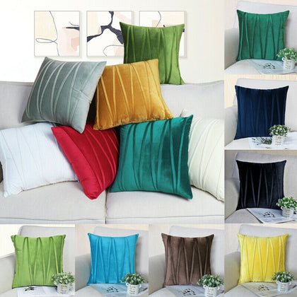 13 Color Soft Modern Smooth Thick Polyester Deco Throw Pillow Case Cushion Cover
