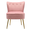 Scallop Back Armchair Lotus Petal Tub Seat Lounge Occasional Accent Sofa Chair