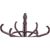 Wooden Coat Rack Hat Hanger Free Standing Hallstand Umbrella Stand with 12 Hooks