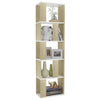 Book Cabinet Room Divider Bookcase Storage Display Corner Rack Wooden Furniture