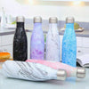 500ML Water Bottle Vacuum Insulated Flask Thermal Sport Chilly Drinks Cold Cup