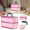Large Womens Vanity Case Beauty Box Make up Cosmetic Nail Tech Storage Travel