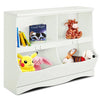 Kids White Storage Cubby Children Books Toys Organiser Wood Bins Scrapbooks Fun