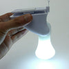 LED Bulb Handy Stick On Wall Mount Cordless Pull Cord Cupboard Room Night Lights