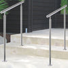 80/100/120cm Handrail Stainless Steel Balustrade Step Rail Patio Staircase Rail