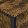 Nightstand Bedside Table 3 Drawer Cabinet Storage Table for Bedroom Rustic Brown