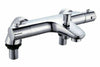 Chrome Thermostatic Bath Shower Mixer Tap Valve Deck Mounted Bathroom Filler