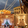 SOLAR POWERED RETRO BULB STRING LIGHTS FOR GARDEN OUTDOOR FAIRY SUMMER LAMP RYL