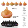 Ultrasonic Essential Oil Aroma Diffuser Air Purifier Mist Humidifier 7 LED Light
