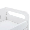 White Floating Wall Mount Bathroom Storage Rack Display Shelf Shower Caddy Unit