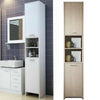 185cm Tallboy Bathroom Cabinets Cupboard Tall Shelves Storage Organiser Drawers