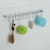 12 Hooks Stainless Steel Kitchen Wall Mounted Bathroom Utensil Hanging Rack Tool