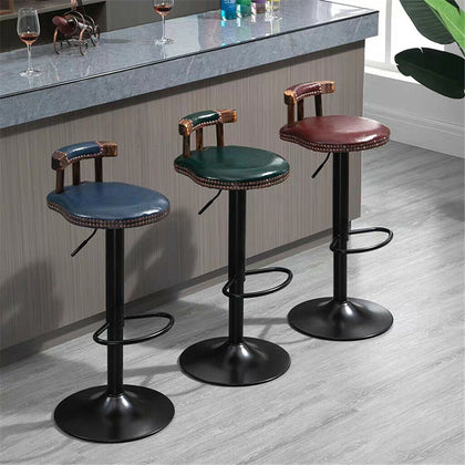 Pack Of 2 Bar Stool Soft Padded Chair Swivel Pub Counter Seat 330Lbs Capacity