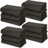 12pcs 80" x 72" Premium Removal Blankets Moving Packing Transit Fabric Black