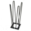 4X 22" Metal Hairpin Table Legs 12mm Steel 2 Prong Furniture Table Desk Bench UK
