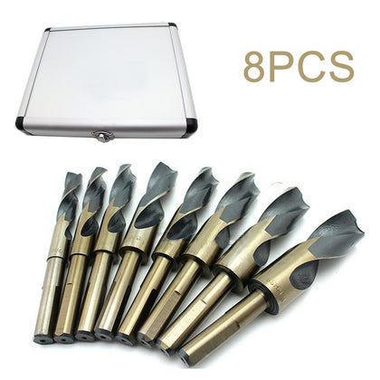 8PCS Metric Reduced Shank Drill Bits Set 9/16 5/8 11/16 3/4 13/16 7/8 15/16 1in
