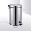 3L 5L 12L 20L 30L S/LESS STEEL SILVER PEDAL BIN KITCHEN BATHROOM TOILET RUBBISH