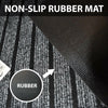 Non Slip Rubber Mat Long Hallway Runner & Door Mats Indoor Outdoor Washable Rugs