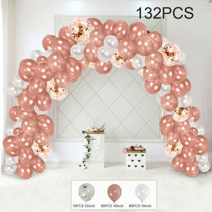 61/132pcs Balloon Arch Kit Balloons Garland Birthday Wedding Party Baby Shower