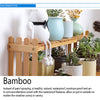 Display Plant Rack Flower Pots Storage Bamboo Shelf Succulent Cactus Garden