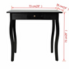 Vintage Small Laptop Desk Antique Console Table Vanity Unit Hallway Sideboard