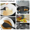 10Pcs Kitchen Silicone Cooking Utensils Set Non-stick Spatula Turner Black UK