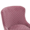 2X Velvet Dining Chairs Diamond Seat Padded Kitchen Dining room Chairs CLIPOP