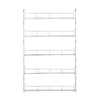 5 TIER SPICE HERB JAR RACK HOLDER FOR KITCHEN DOOR CUPBOARD STORAGE / WALL UK