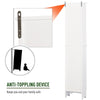165cm Freestanding Slimline Bathroom Storage Cabinet w/ 6 Shelves Cupboard White