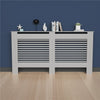 Extra Tall White Radiator Cover Grill Shelf Standing Room Bedroom Lounge Porch