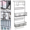 Refrigerator Side Rack Kitchen Fridge Side Organizer Storage Holder Shelf Metal