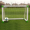 PORTABLE KIDS SOCCER GOAL DURABLE PVC PLASTIC POLES FOOTBALL SPORTS PLAY & FUN
