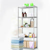 5 Tier Silver Metal Storage Rack/Shelving Wire Shelf Kitchen/Office Unit 160