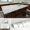 Self Adhesive Wallpaper Marble Waterproof Cabinet Tabletop Wall Floor Sticker UK